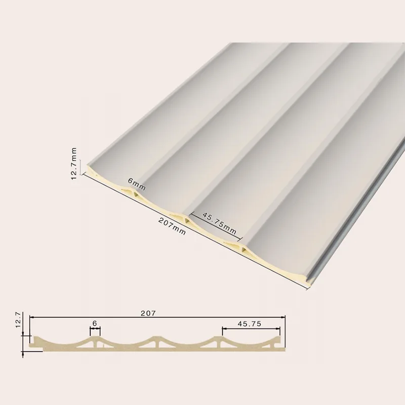 207 Hohles, geriffeltes 4-Gitter-Einbaupaneel