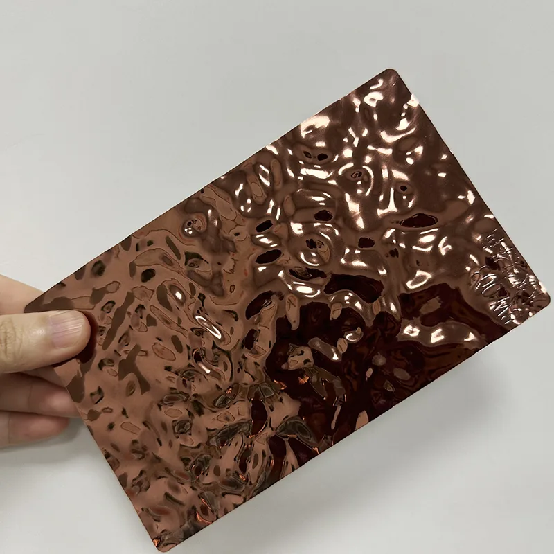 PET Water Ripple Carbon Crystal Wall Panel