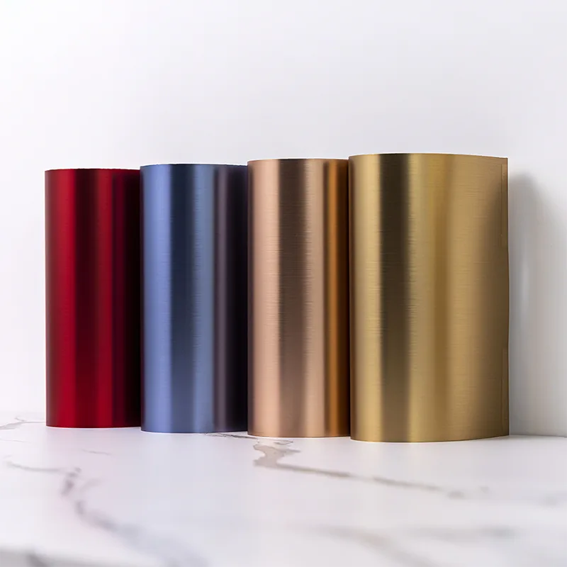 Wandpaneel aus massiver Bambusfaser mit PET-Metallstruktur